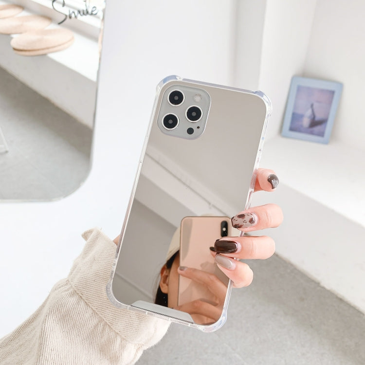 TPU + Acrylic Four Drop Luxury Plating Mirror Phone Case Cover, For iPhone 13 Pro Max, For iPhone 13 Pro