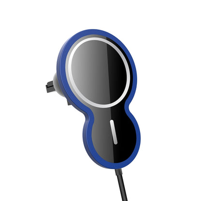 W34 Inverted Gourd-shaped Magnetic Car Wireless Charger Mobile Phone Holder