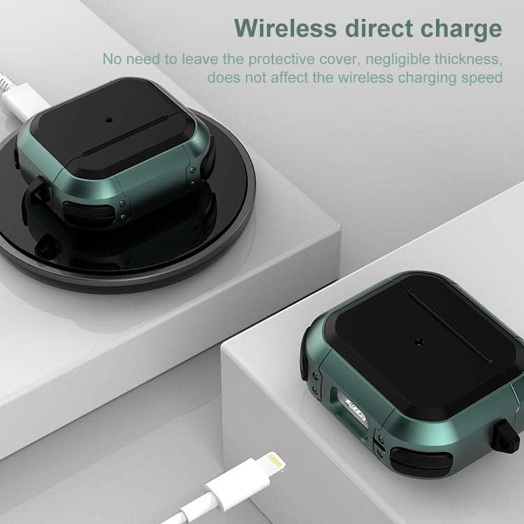Wireless Earphones Shockproof Thunder Mecha TPU Protective Case, For AirPods 3