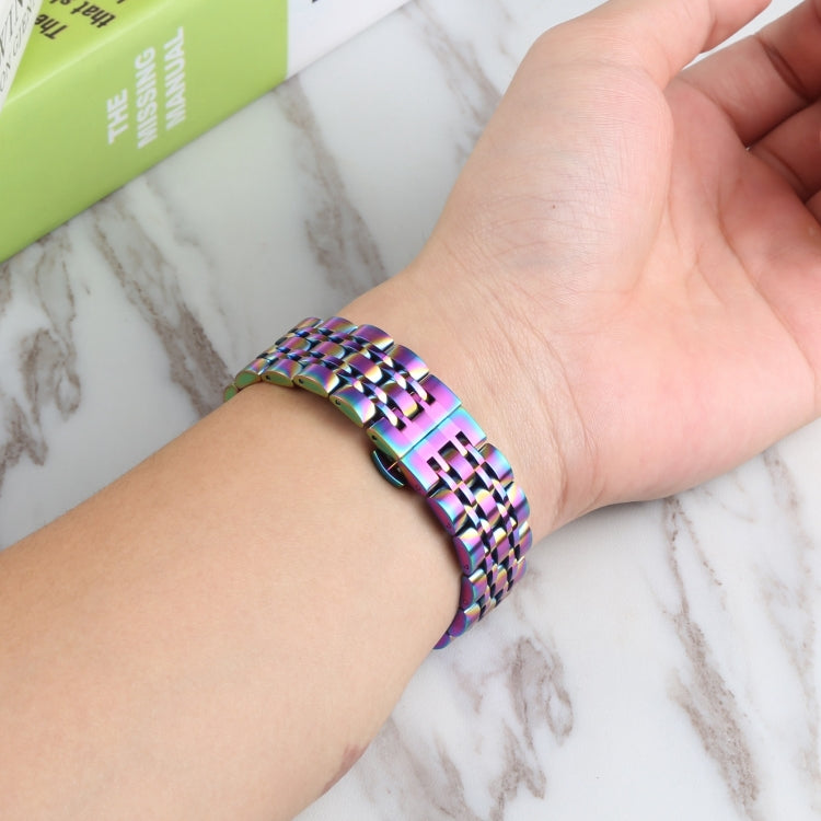 Seven-bead Stainless Steel Replacement Strap Watchband