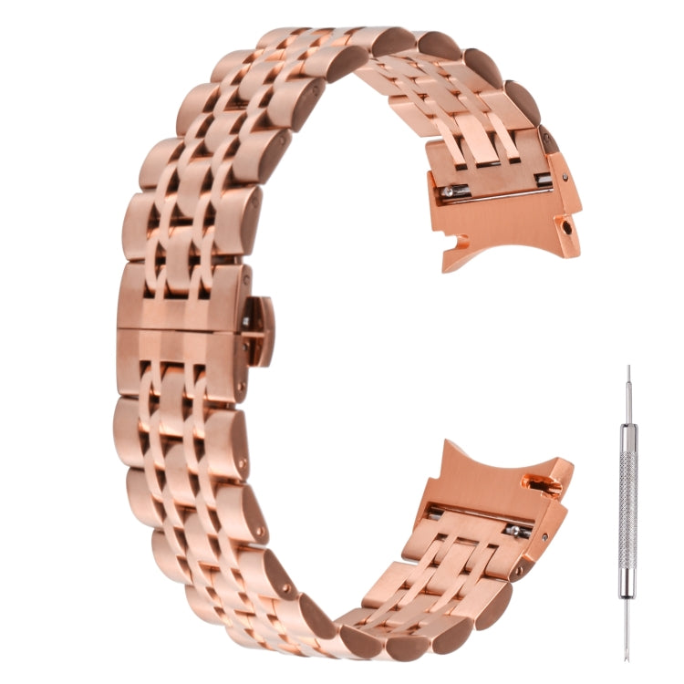 Seven-bead Stainless Steel Replacement Strap Watchband