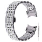 Seven-bead Stainless Steel Replacement Strap Watchband