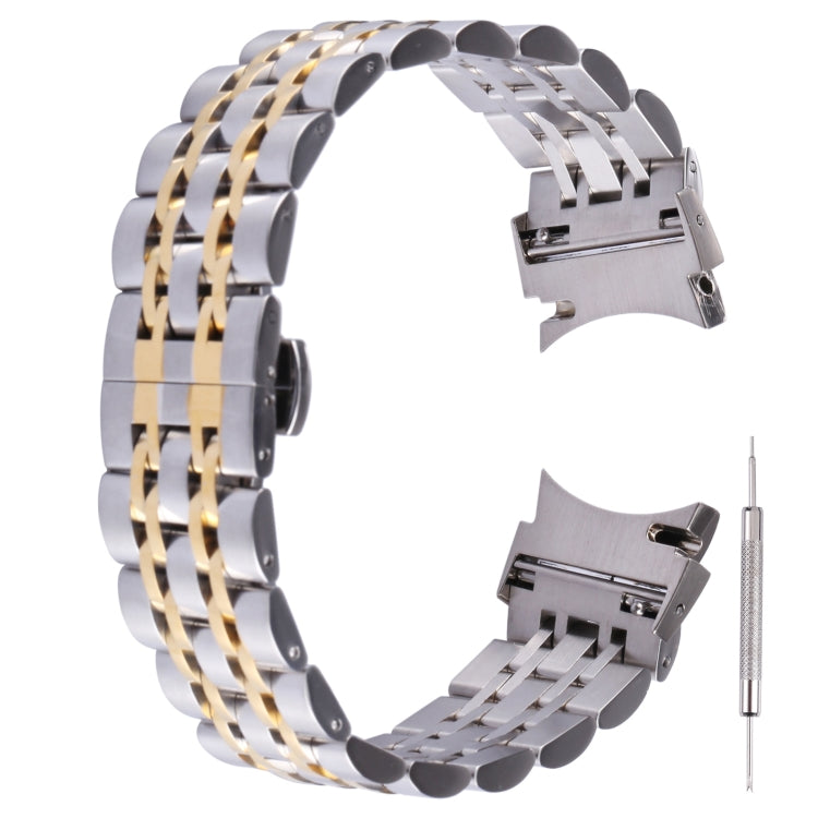 Seven-bead Stainless Steel Replacement Strap Watchband