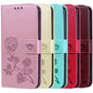 Rose Embossed Horizontal Flip PU Leather Case for Galaxy A10, with Holder & Card Slots & Wallet