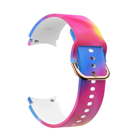 For Samsung Galaxy Watch4 / Watch4 Classic Silicone Printing Replacement Strap Watchband