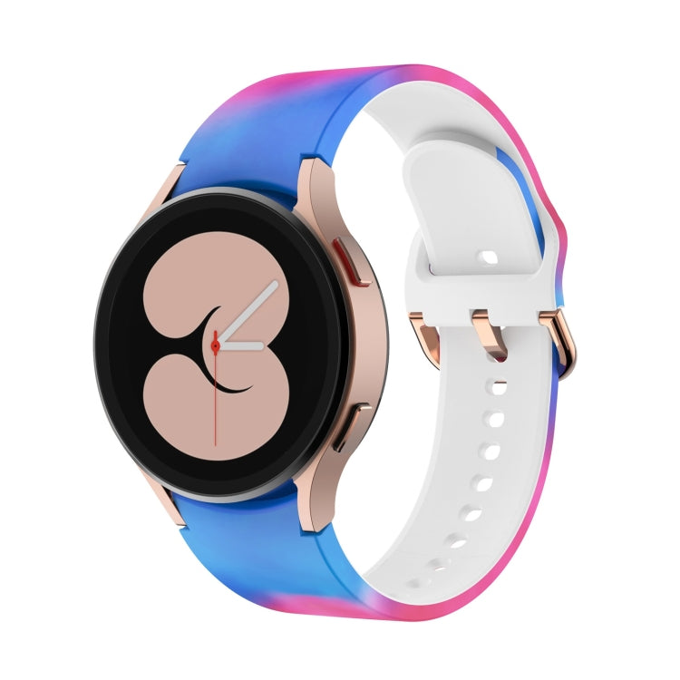 For Samsung Galaxy Watch4 / Watch4 Classic Silicone Printing Replacement Strap Watchband