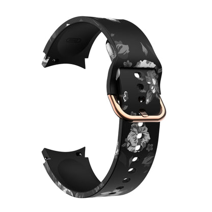 For Samsung Galaxy Watch4 / Watch4 Classic Silicone Printing Replacement Strap Watchband
