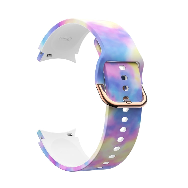 For Samsung Galaxy Watch4 / Watch4 Classic Silicone Printing Replacement Strap Watchband
