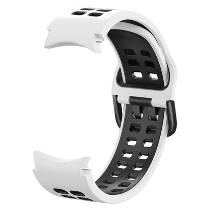 Double-row Hole Two-color Silicone Replacement Strap Watchband