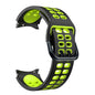 Double-row Hole Two-color Silicone Replacement Strap Watchband
