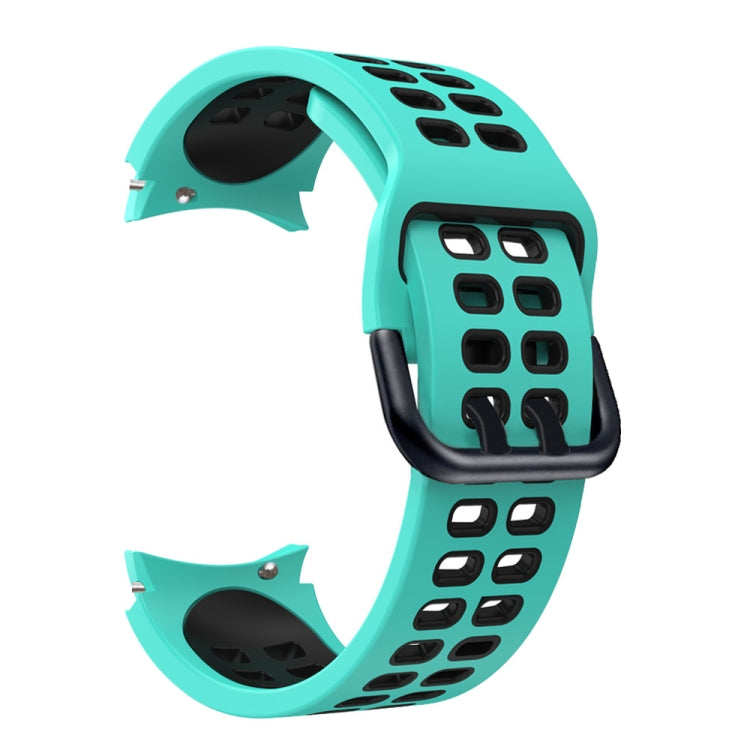 Double-row Hole Two-color Silicone Replacement Strap Watchband