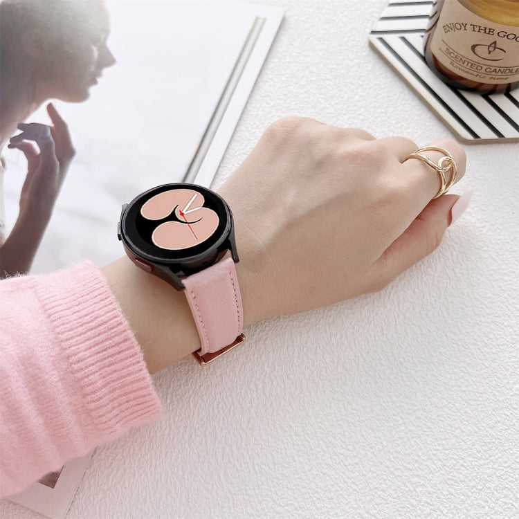 Lychee Texture Leather Strap Watchband