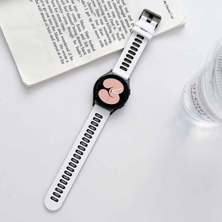 Two-color Silicone Strap Watchband