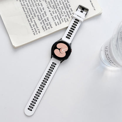 Two-color Silicone Strap Watchband