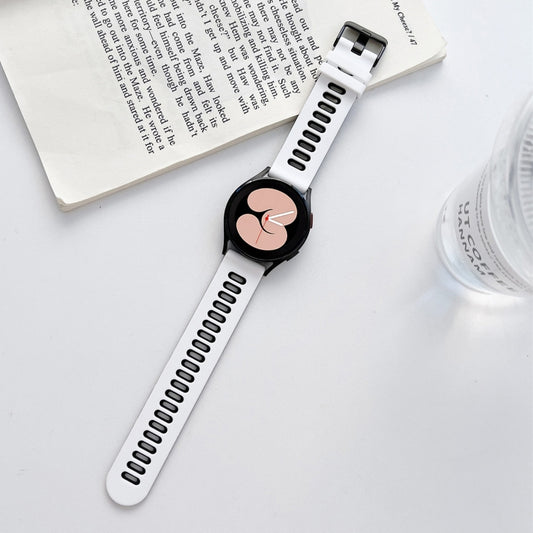 Two-color Silicone Strap Watchband
