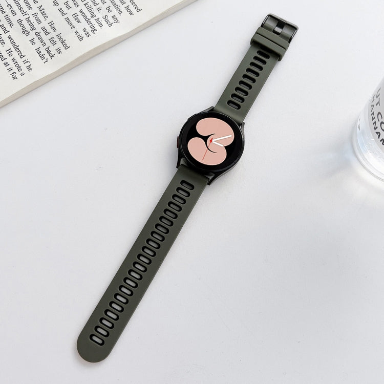 Two-color Silicone Strap Watchband
