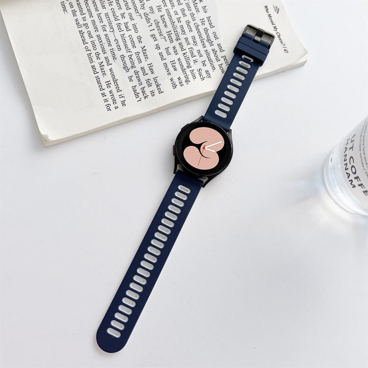 Two-color Silicone Strap Watchband