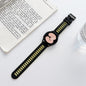 Two-color Silicone Strap Watchband