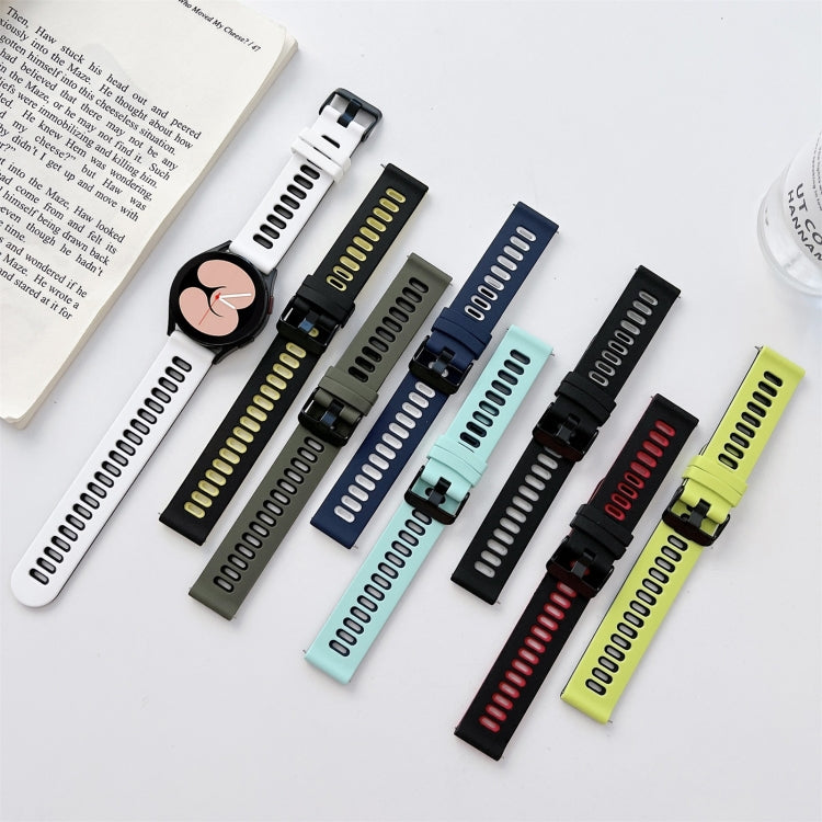 Two-color Silicone Strap Watchband