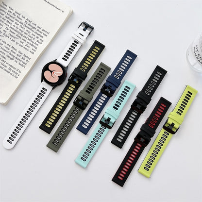Two-color Silicone Strap Watchband