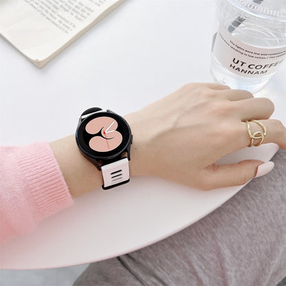 Two-color Silicone Strap Watchband