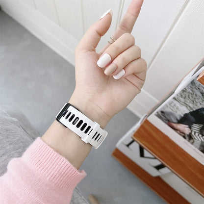 Two-color Silicone Strap Watchband