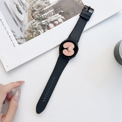 Double-sided Leather Strap Watchband