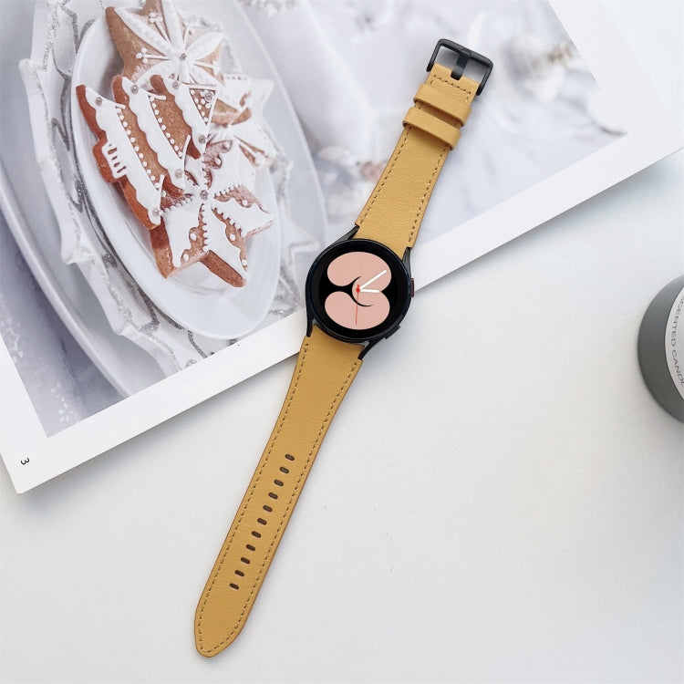 Double-sided Leather Strap Watchband