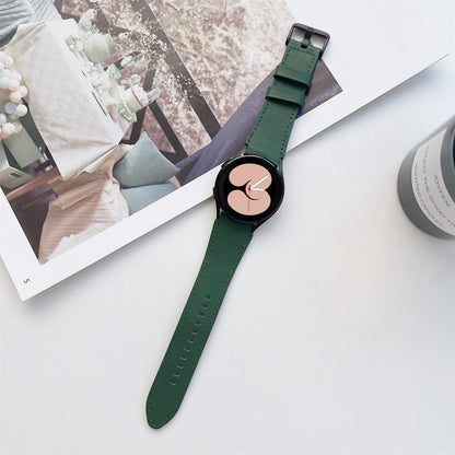 Double-sided Leather Strap Watchband