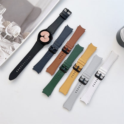 Double-sided Leather Strap Watchband