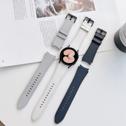 Double-sided Leather Strap Watchband