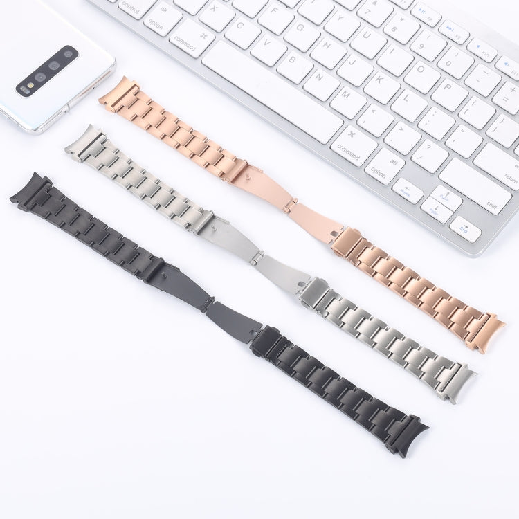 Three-bead Small Waist Steel Strap Watchband