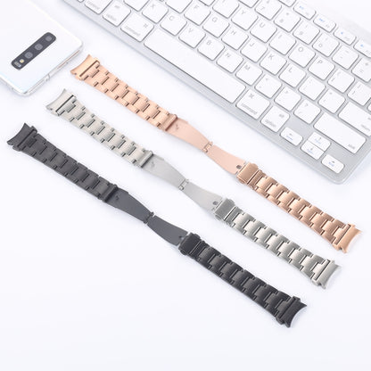 Three-bead Small Waist Steel Strap Watchband