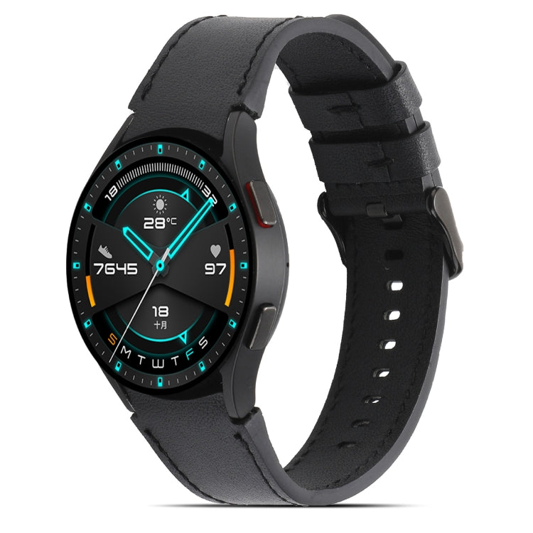 Double-sided Leather Watchband