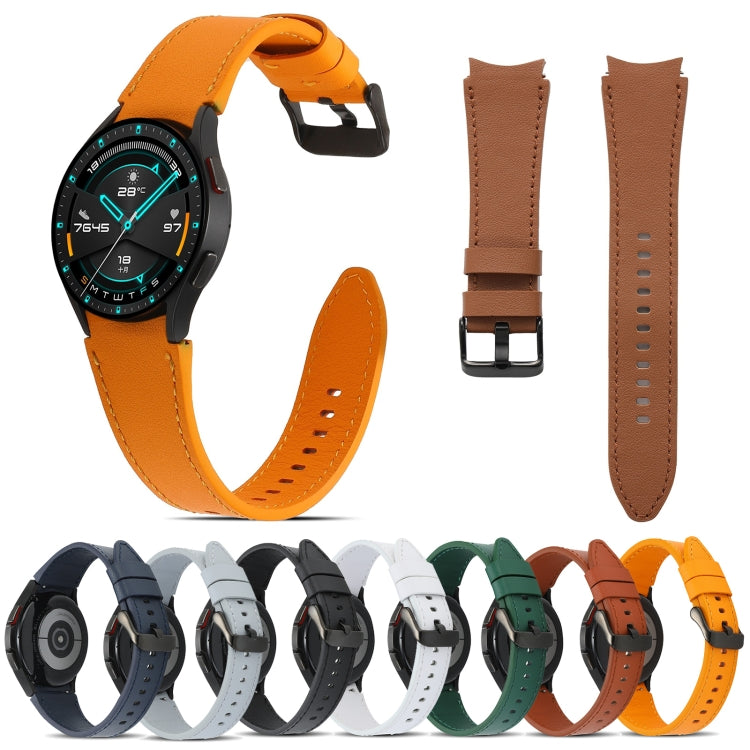 Double-sided Leather Watchband