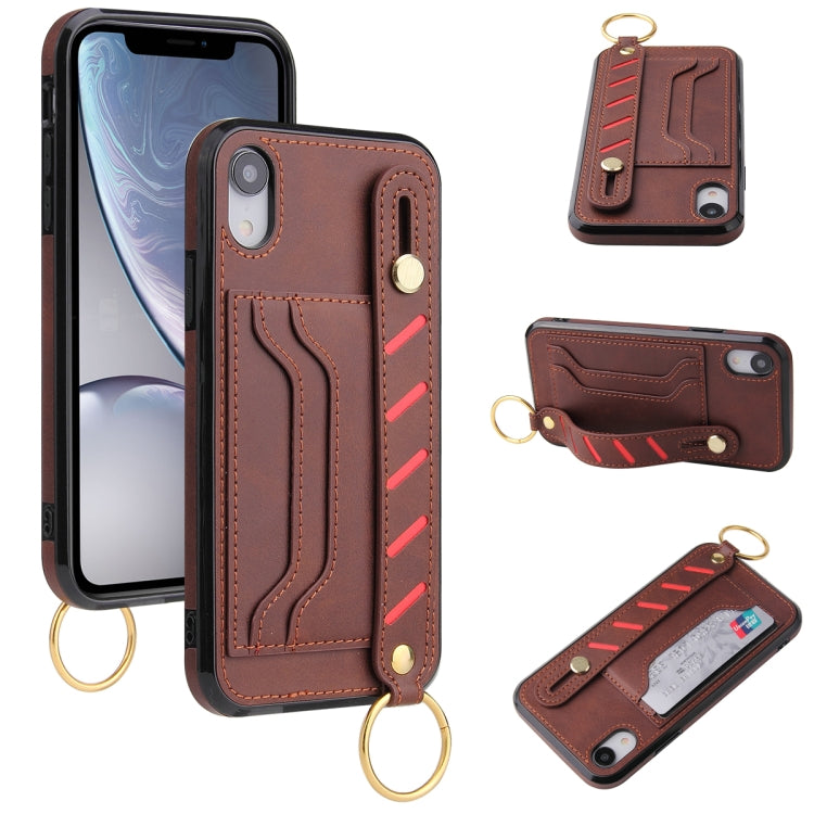 Wristband Wallet Leather Phone Case, For iPhone XS Max, For iPhone SE 2022 / SE 2020 / 8 / 7, For iPhone 8 Plus / 7 Plus