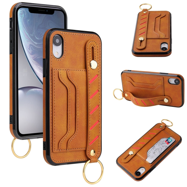 Wristband Wallet Leather Phone Case, For iPhone XS Max, For iPhone SE 2022 / SE 2020 / 8 / 7, For iPhone 8 Plus / 7 Plus