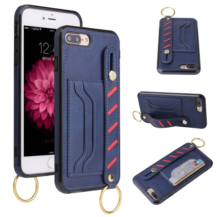 Wristband Wallet Leather Phone Case, For iPhone XS Max, For iPhone SE 2022 / SE 2020 / 8 / 7, For iPhone 8 Plus / 7 Plus