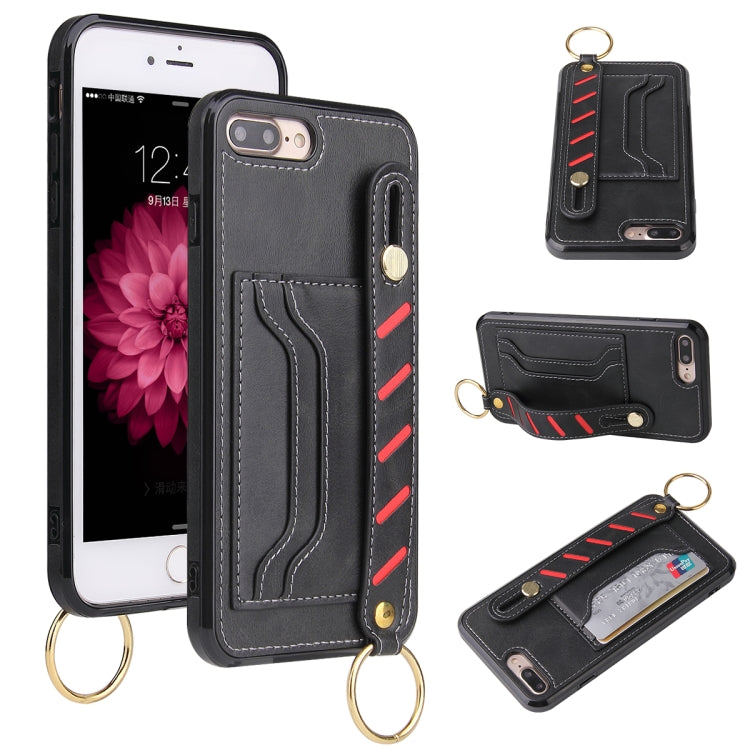 Wristband Wallet Leather Phone Case, For iPhone XS Max, For iPhone SE 2022 / SE 2020 / 8 / 7, For iPhone 8 Plus / 7 Plus