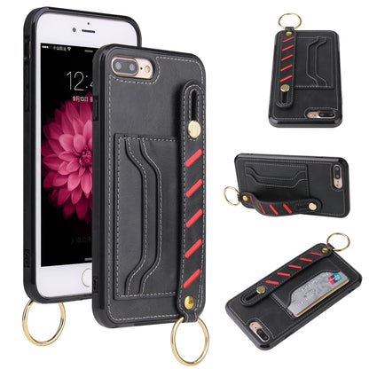 Wristband Wallet Leather Phone Case, For iPhone XS Max, For iPhone SE 2022 / SE 2020 / 8 / 7, For iPhone 8 Plus / 7 Plus