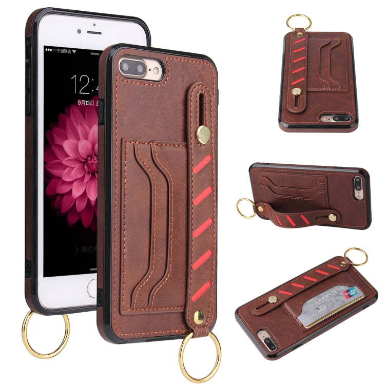 Wristband Wallet Leather Phone Case, For iPhone XS Max, For iPhone SE 2022 / SE 2020 / 8 / 7, For iPhone 8 Plus / 7 Plus