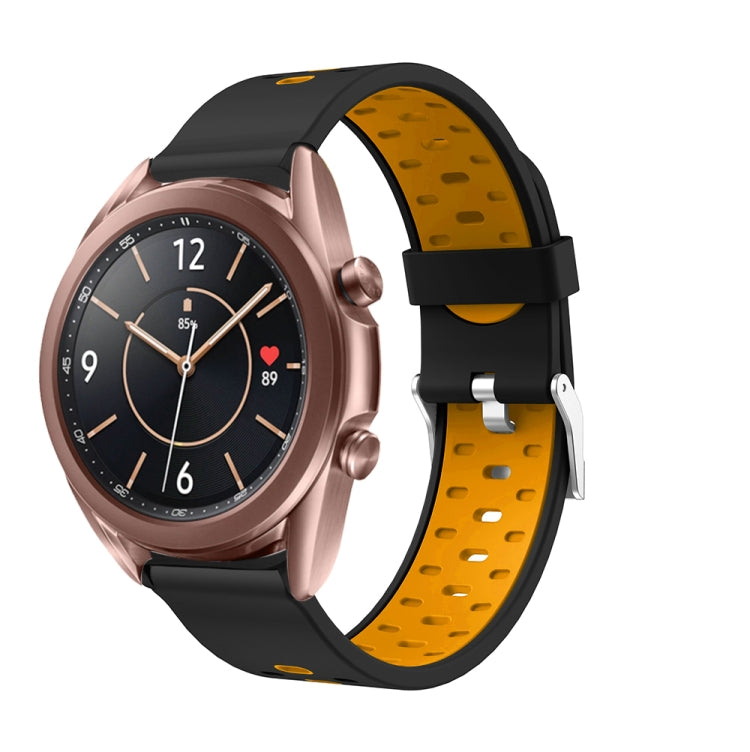Three Row Holes Silicone Watchband