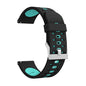 Three Row Holes Silicone Watchband