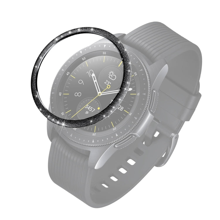 Glitter Powder Stainless Steel Bezel Ring