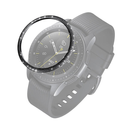 Glitter Powder Stainless Steel Bezel Ring