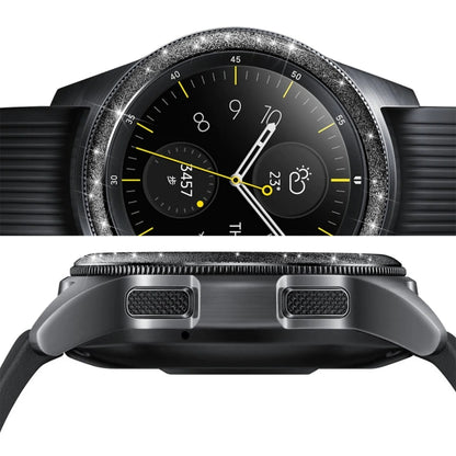 Glitter Powder Stainless Steel Bezel Ring