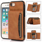 Three-fold Leather Phone Case with Card Slot & Wallet & Holder, For iPhone 11, For iPhone XR, For iPhone 8 Plus & 7 Plus, For iPhone SE 2022 / SE 2020 / 8 / 7