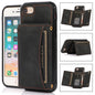 Three-fold Leather Phone Case with Card Slot & Wallet & Holder, For iPhone 11, For iPhone XR, For iPhone 8 Plus & 7 Plus, For iPhone SE 2022 / SE 2020 / 8 / 7