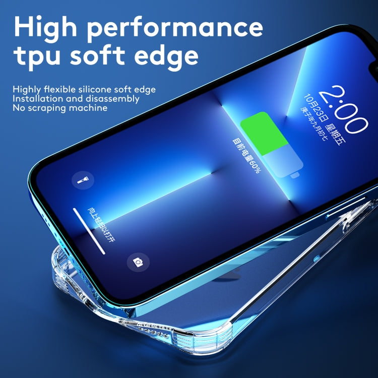 TPU + Tempered Glass Shockproof Phone Case, For iPhone 13, For iPhone 13 Pro, For iPhone 13 Pro Max, For iPhone 12 mini, For iPhone 12, For iPhone 12 Pro, For iPhone 12 Pro Max