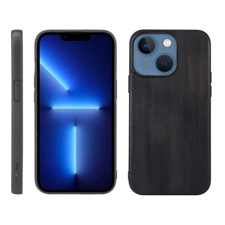 Yellow Cow Texture PU Phone Case, For iPhone 13, For iPhone 13 Pro, For iPhone 13 Pro Max